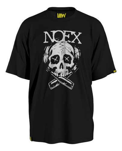 Remera Skull - Nofx - Musica - 100% Algodón - Unisex