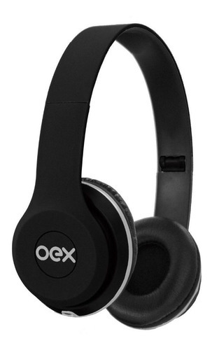 Fone De Ouvido Headset Style Oex Hp103preto Cor Preto