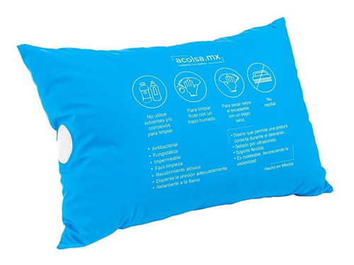 Almohada Clínica Basic, Con Forro Antibacterial