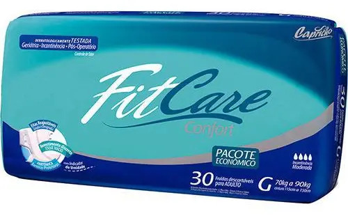 Fralda Geriátrica Fit Care Confort Economica