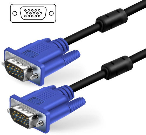 Cable Vga Macho-macho De 30 Metros Con Filtro Gtia. 5 Años ®