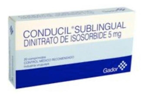 Conducil Sublingual 5 Mg X 20 Comprimidos