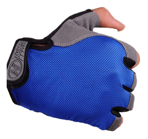 Guantes De Ciclismo Medio Dedo C/gel Antideslizantes Velcro