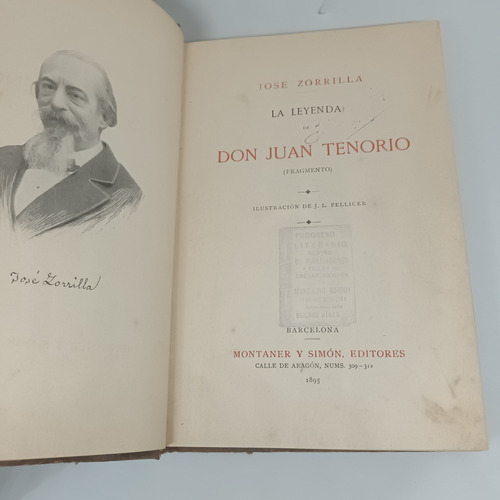 La Leyenda De Don Juan Tenorio, José Zorrilla