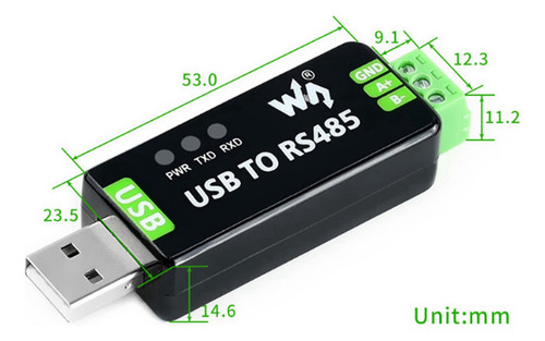 Convertidor Serial Usb A Rs485 10x Rs485 Communicat
