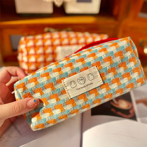 Bolsa De Canetas Ins Weaving Saco De Armazenamento De Papela