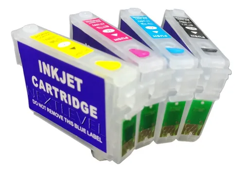 Set 4 Cartuchos Recargables Tx135 Tx125 T25 135-133
