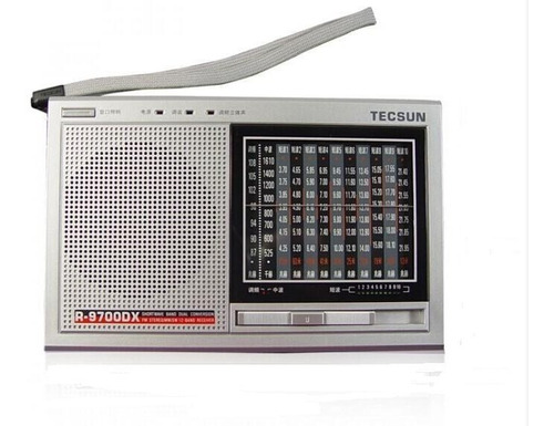 Rádio Tecsun R-9700dx Am Fm Stéreo Sw Ondas Curtas Prata