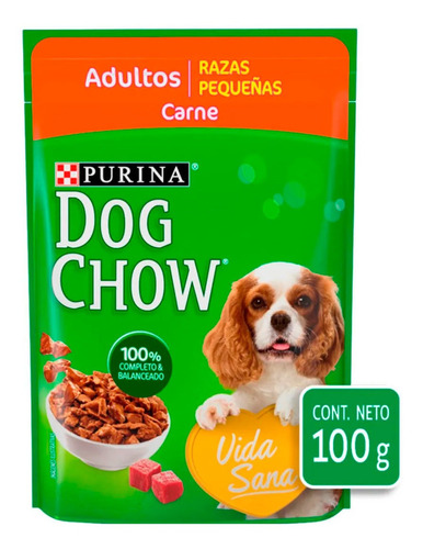 Alimento Perro Dog Chow Razas Pequeñas Carne 100g Purina