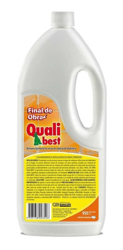 Final De Obra Removedor De Yeso,cal,pintura X 950 Cc