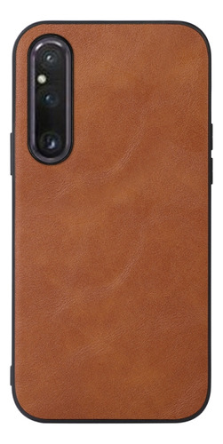 Funda Pu Con Textura De Piel De Vacuno Para Sony Xperia 1 V