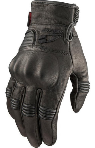 Guantes Cafe Racer Para Moto Calle Evs Sports Compton Negro