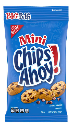 Chips Ahoy Mini Galletas Con Chispas De Chocolate 12 Bolsas