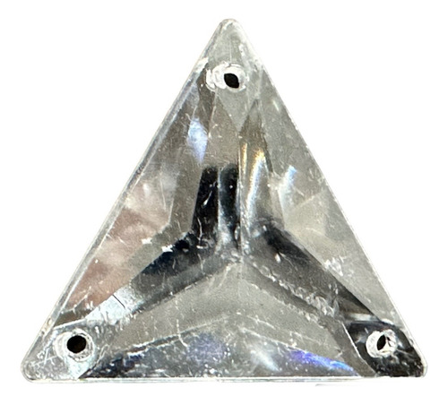 Gema Piedra Strass Boton P/coser Triangulo 22 Mm 200 Unidad