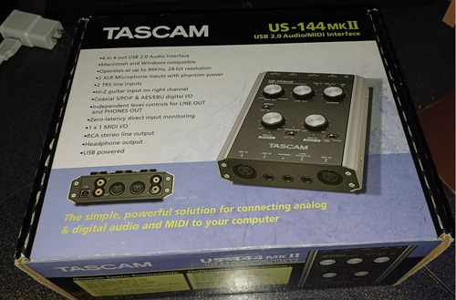 Interfaz Tascam Us-144 Mkii Audio Interface Usb Midi