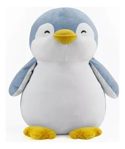 Miniso Peluche Pingüino Azul Original, Mini Pen, 23cm