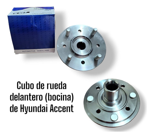 Mozo Cubo Rueda (bocina) Delantera Hyundai Accent 