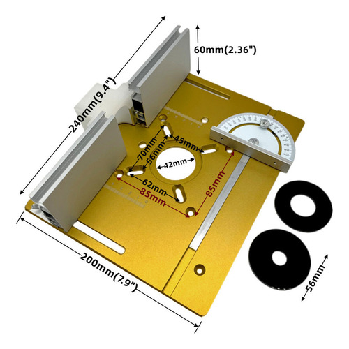 Placa De Inserción Para Router - 3 Unidades