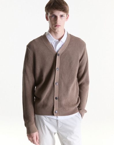 Cardigan Equus Marrón Fabrizio De Hombre