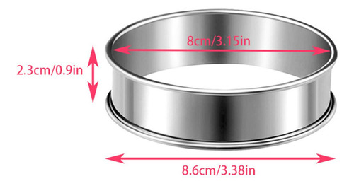 Anillos Para Muffins Anillos Para Bollos Molde De Anillo De
