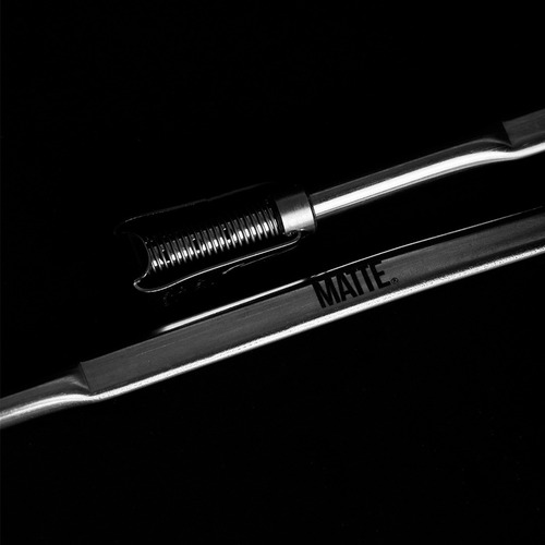 Imagen 6 de 10 de Bombilla Matte Large De Acero Inoxidable Con Resorte
