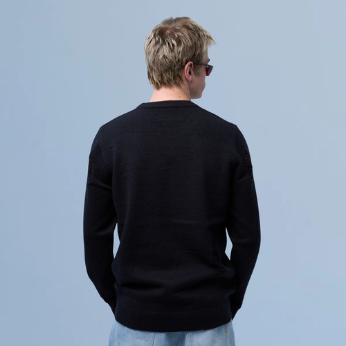 Sweater Hombre Básico Roturas Premium Cara Cruz Jeans