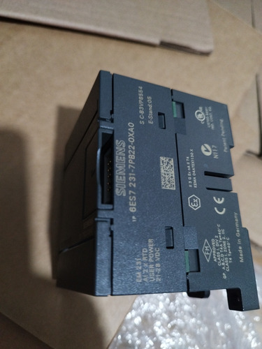 Em231 Ai2xrtd Siemens 6es7231-7pb22-0xa0 De Programador.