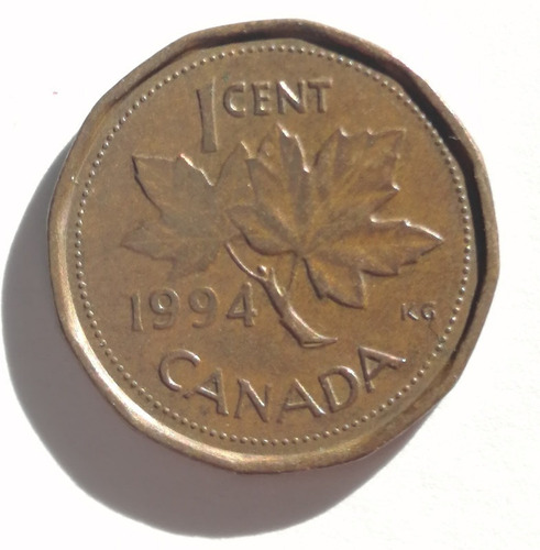 #57 1 Centavo De Dólar Canadá (penny) 1994