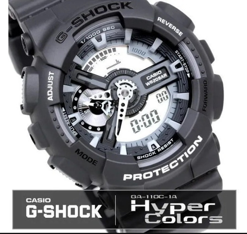 Reloj Original Casio® G Shock Black 200 M Water Resist Nuevo