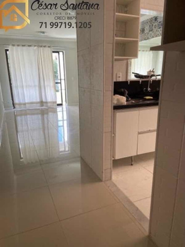 Imagem 3 de 12 de Alugo Apartamento Reformado 3/4 Sendo (01 Suíte) Varanda Gourmet - Rio Vermelho Ap02309