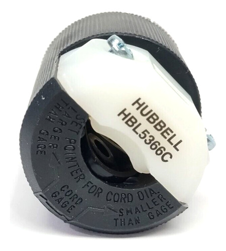 Hubbell Hbl5366c Straight Blade Male Plug 5-20p 20a 125v Bbf