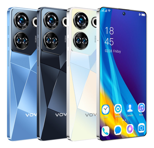 2025 Vove Celulares Y Smartphones Dual Sim 12gb Ram Smartphone 6.67 Oled 5000 Mah Andriod 13 Fingerprint Face Unlock Último Procesador Recarga Rápida