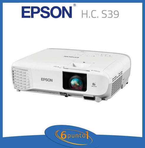 Proyector Epson Powerlite S39 - 3300 Lúmenes - 6 Ctas S/i
