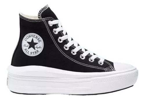 Tenis Converse Move Hi Negro, Plataforma Dama 568497c