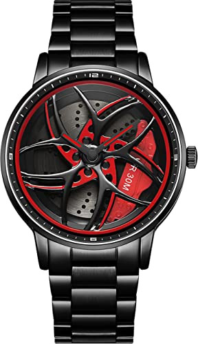 Findtime Reloj Para Hombre, Diseño De Esqueleto 3d, Rueda