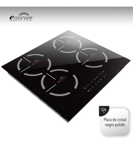 Imagen 5 de 6 de Parrilla eléctrica Ecocinare Cook-04 negra