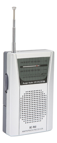 Pocket Am Fm Radio Transistor Portátil Batería Bocina 5w