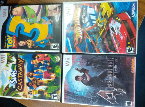 Consola Nintendo Wii Para Repuesto + 4 Juegos De Regalo