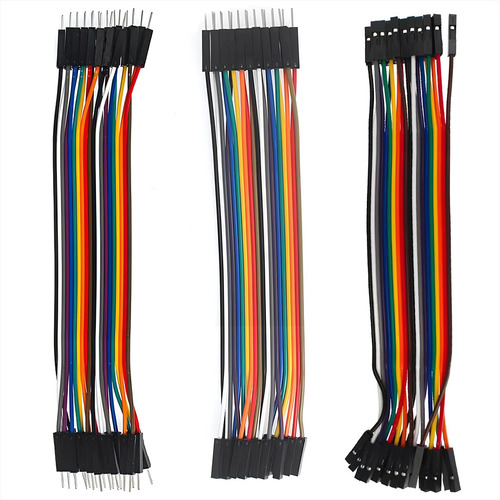 Kit De 60 Cables De 20cm Dupont, Proyectos Arduino, Diy, Etc