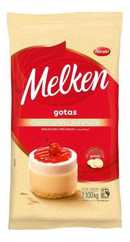 Chocolate Gotas Harald Melken 2,1kg Branco