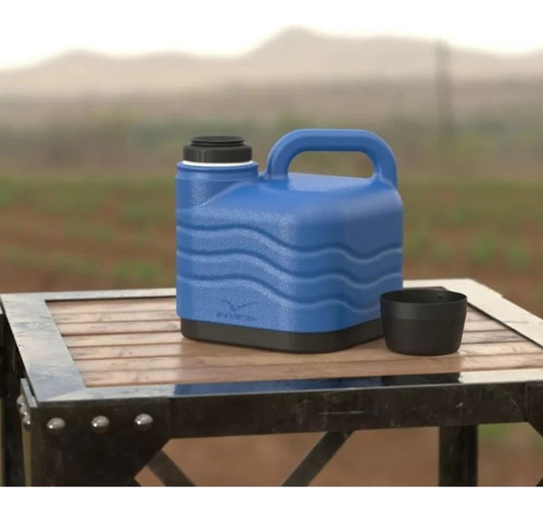 Garrafão Térmico Invicta 3 Litros Azul Copo Café Água