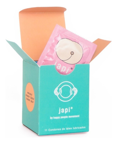 Condones Japi Preservativo Condón Caja Box 11 Unidades