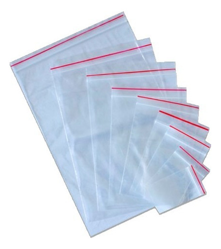Bolsas Con Cierre Hermético Zipper 7x10 Cm Pack X 500 U Transparente 7x10