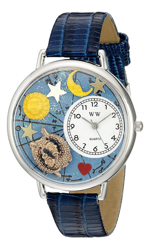 Reloj Hombre Whimsica Whims-u181 Cuarzo Pulso Azul Just Watc