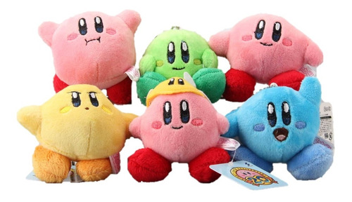 Kirby Set 6 Peluches 7 Cm