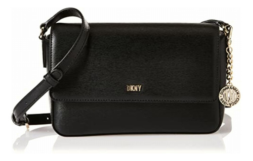 Dkny Dkny Bryant Md Body Cruzado Con Solapa, Color Negro Y