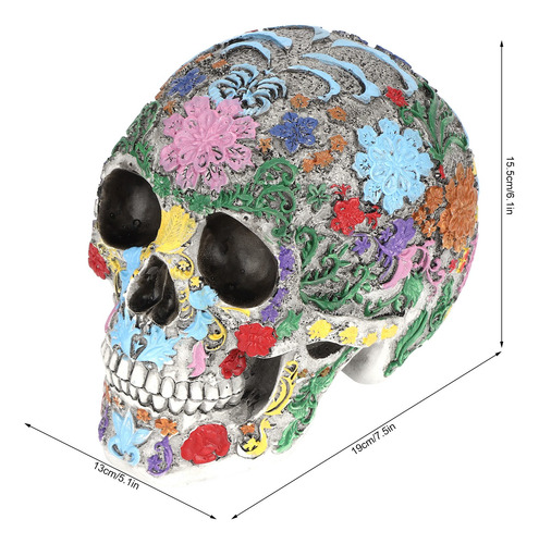 Adornos De Barra Artesanal De Resina Con Modelo De Calavera
