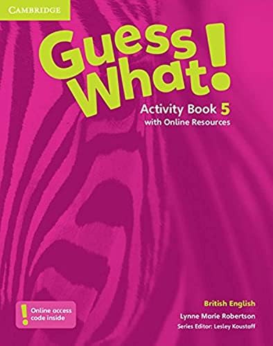 Libro: Guess What! Level 5 Activity Book With Online British