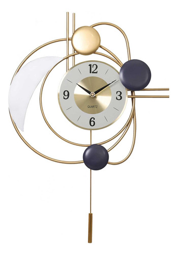 Reloj Pared Nordico Moderno Creativo Lujo Silencioso Cuarzo