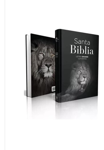 Biblia Rv60 Eco Flex /león Letra Grande/canto Plateado